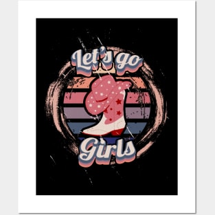 Let's go girls retro Funny Gift My Favorite Posters and Art